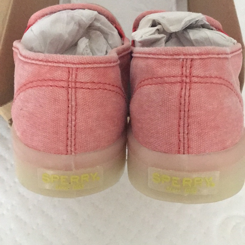 Sperry memory foam seaside drink red 8.5 - Picture 5 of 8